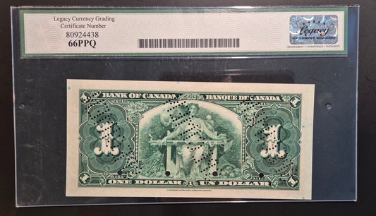 Canada 1937 Specimen Set Paper Money $1 $2 $5 $10 $20 $50 $100 $1000