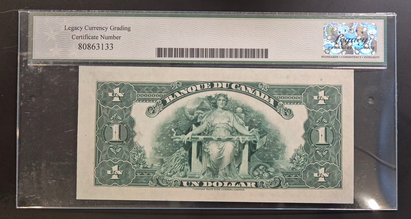 Canada 1 Dollar Paper Money 1935 French