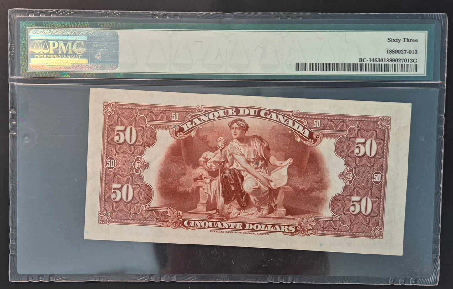 Canada 50 Dollar Paper Money 1935 French