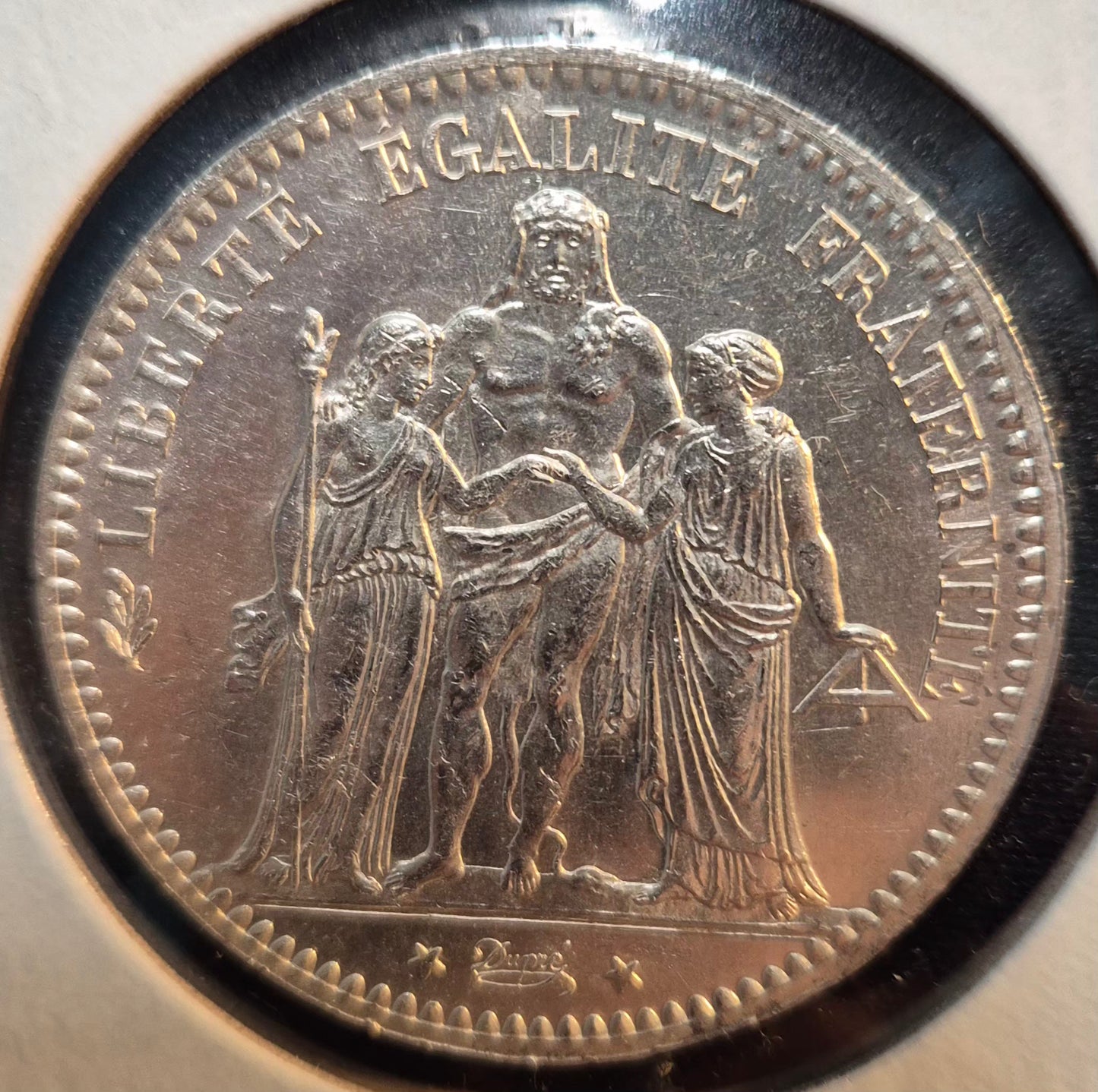 France 5 Francs Coin 1876