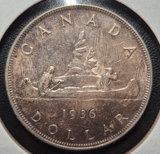 Canada 1 Dollar Coin 1936