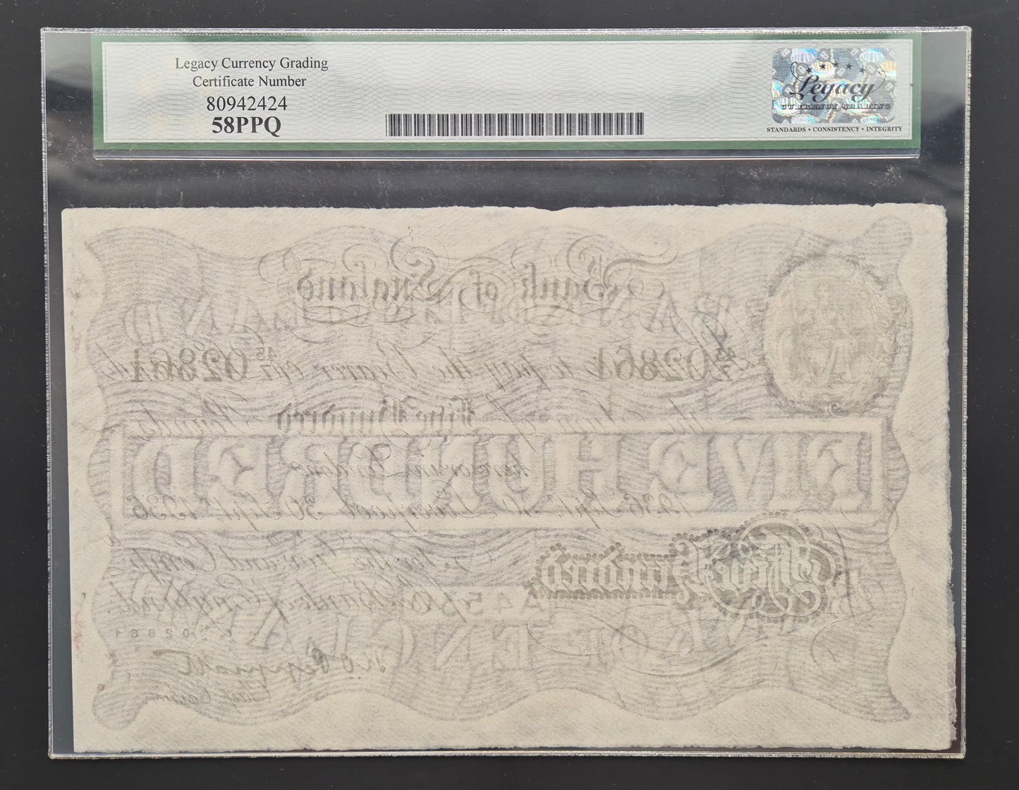 Great Britain 500 Pound Paper Money 1936