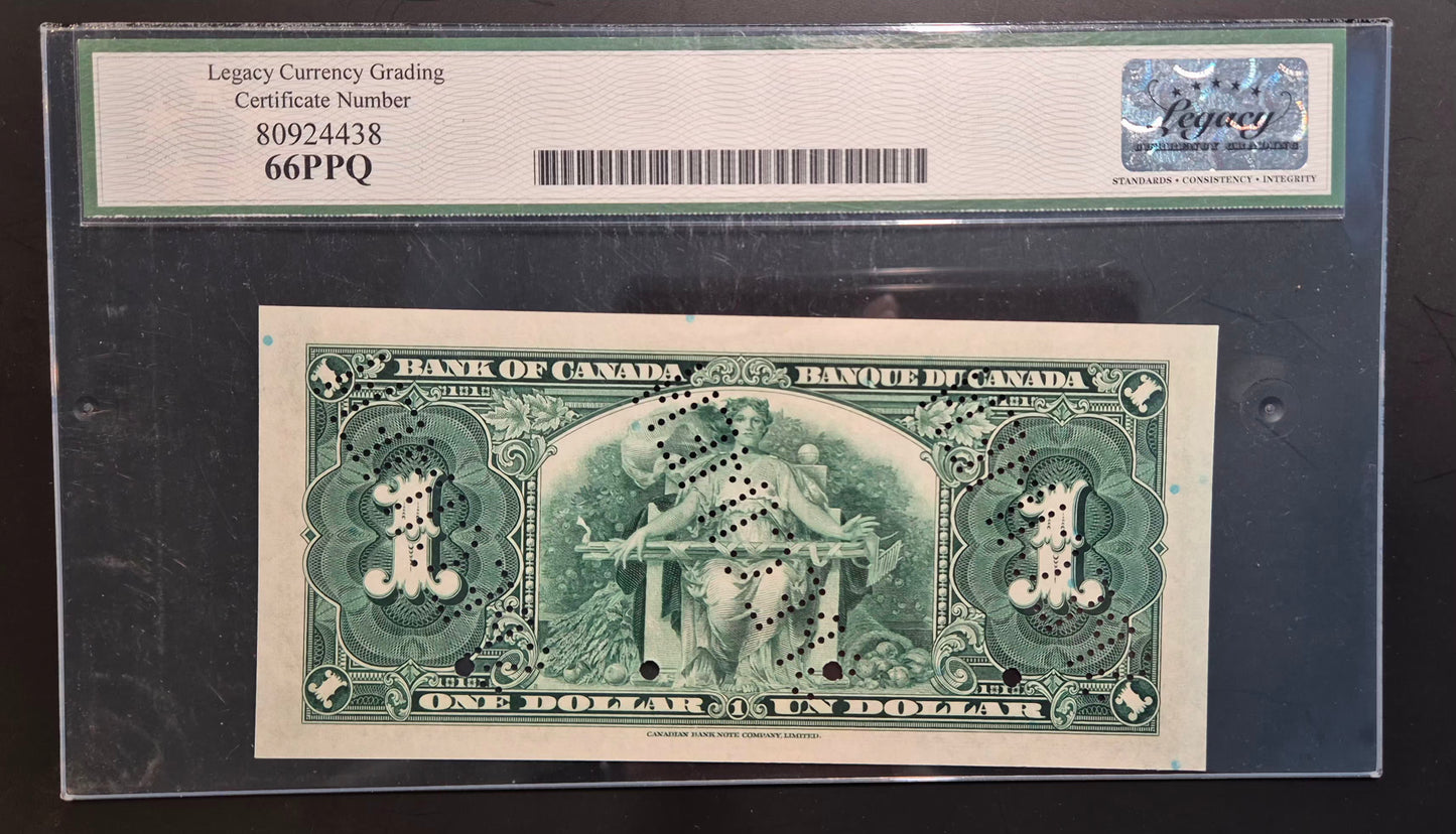 Canada 1937 Specimen Set Paper Money $1 $2 $5 $10 $20 $50 $100 $1000