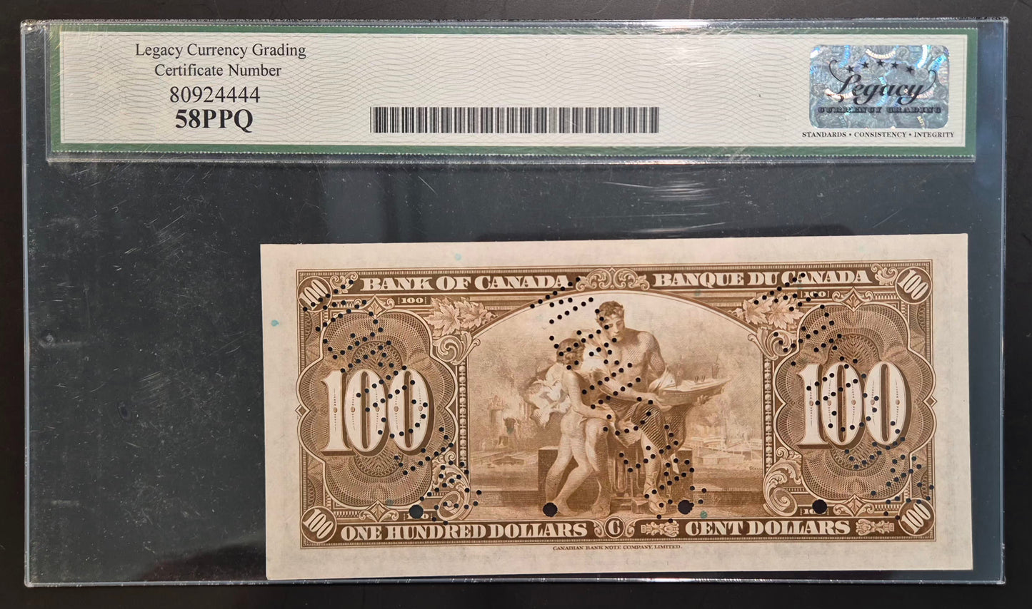 Canada 1937 Specimen Set Paper Money $1 $2 $5 $10 $20 $50 $100 $1000