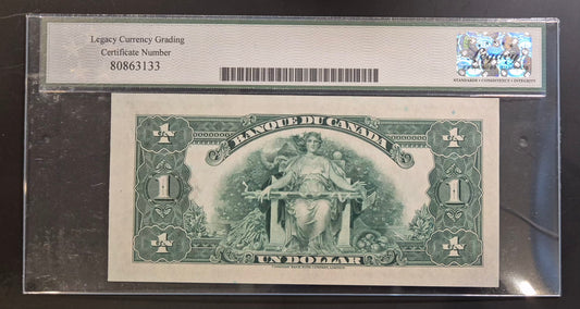 Canada 1 Dollar Paper Money 1935 French