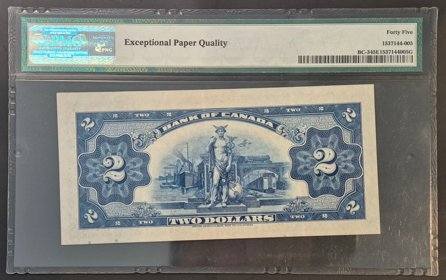 Canada 2 Dollar Paper Money 1935