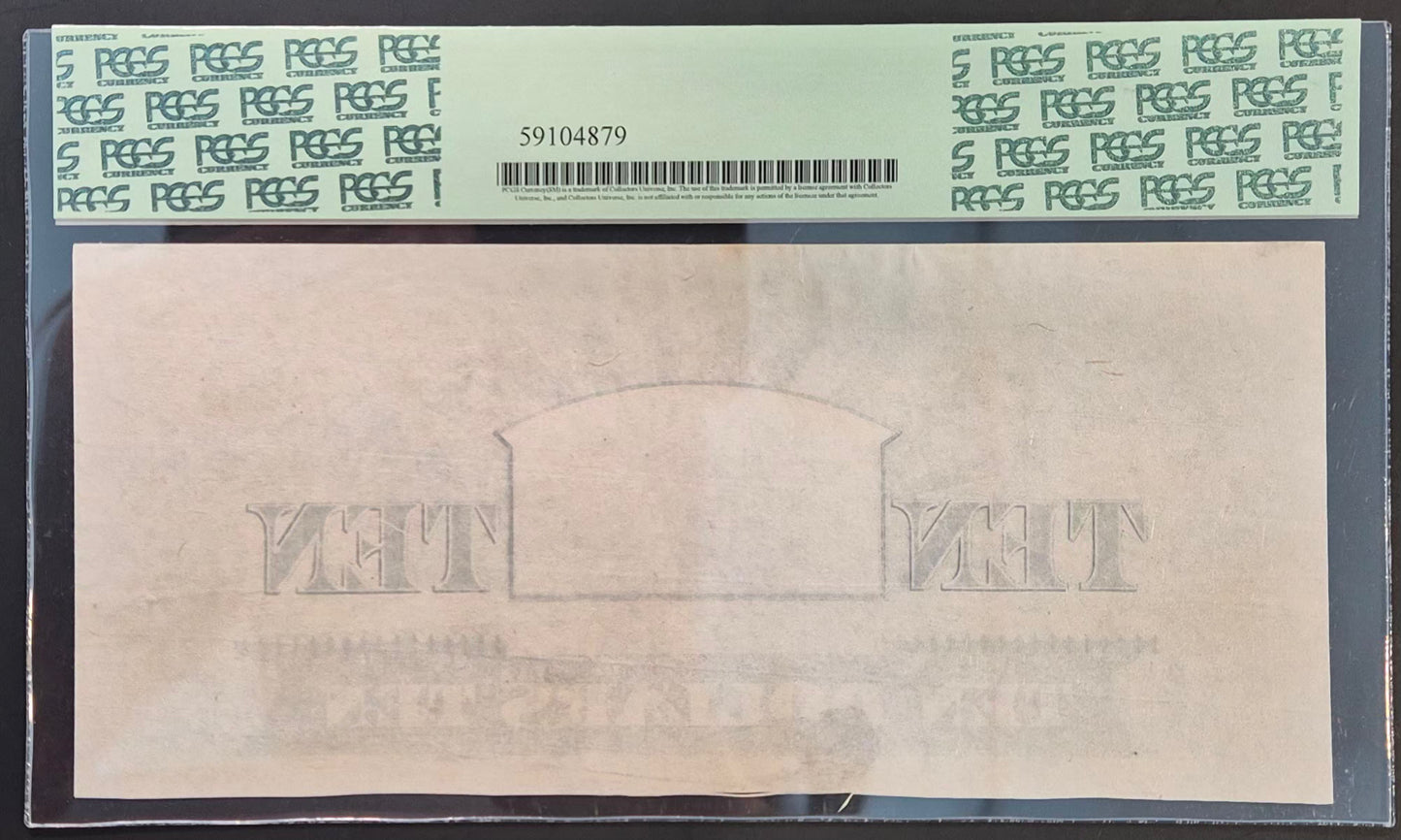 Bank of British Columbia (Canada) 10 Dollars Paper Money 1894 Underprint Proof