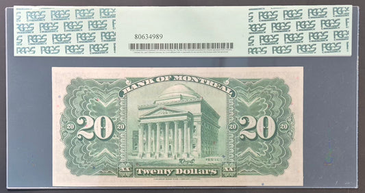 Bank of Montreal (Canada) 20 Dollars Paper Money 1938