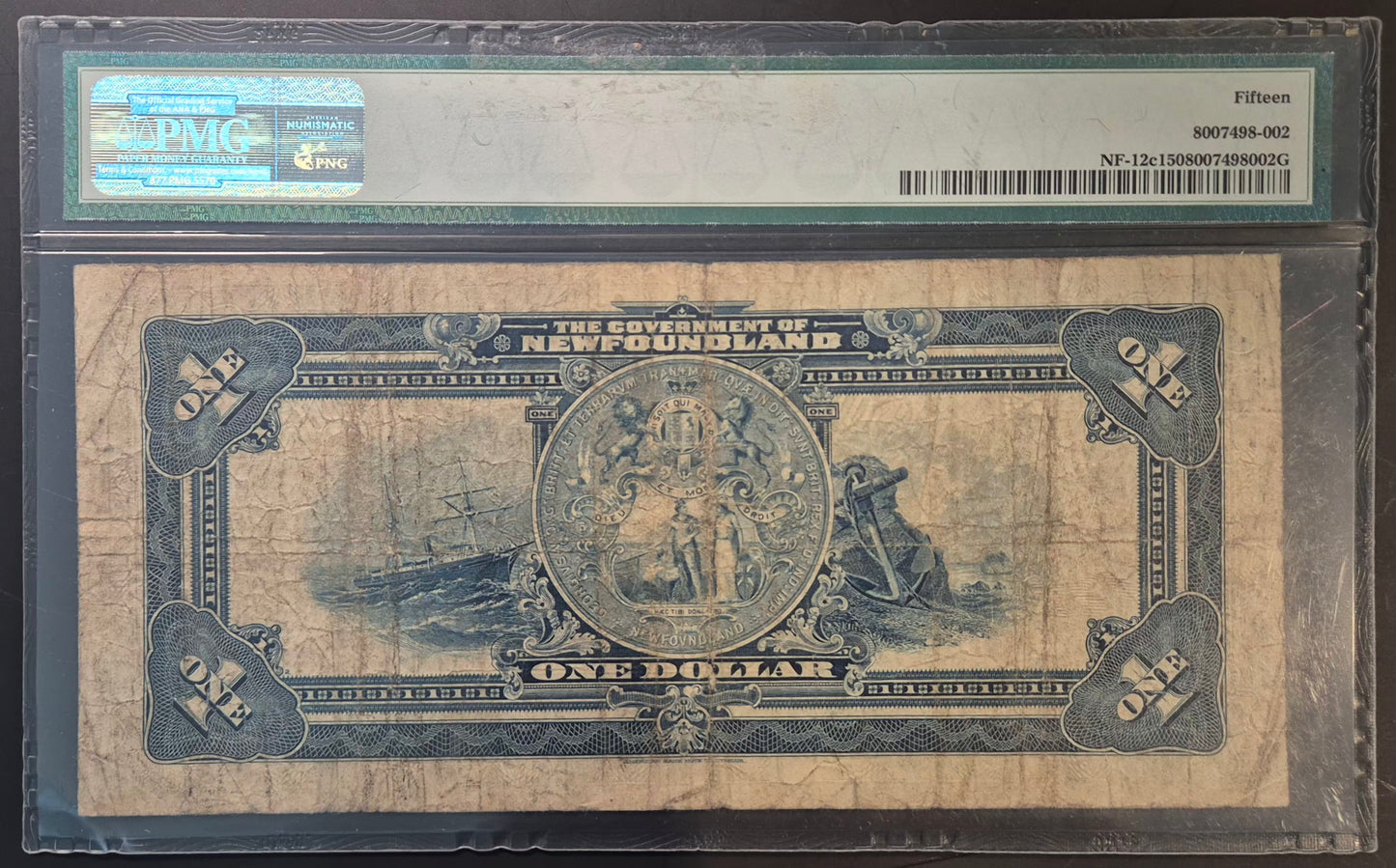 Government of Newfoundland (Canada) 1 Dollar Paper Money 1920