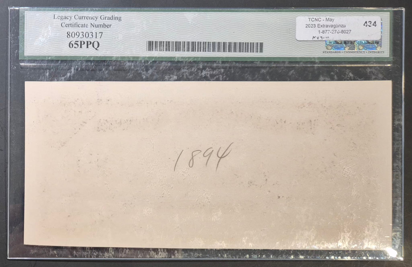 Bank of British Columbia (Canada) 20 Dollars Paper Money 1894 Coloured Face and Back Proof Set
